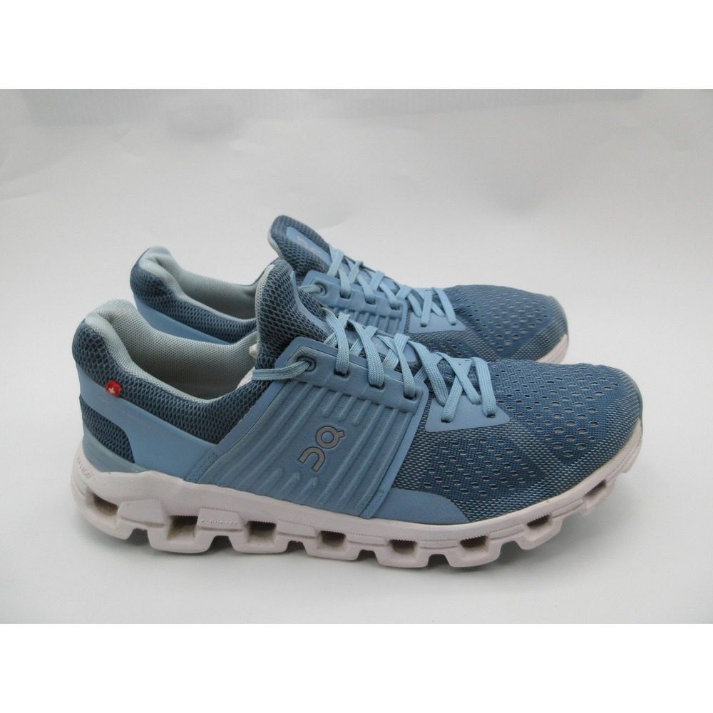 On Cloudswift Running Shoes Womens Size 9 Blue Mesh Helion CloudTec Athletic